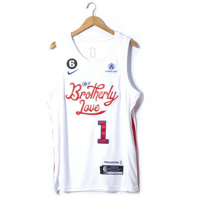 Maillot de Basket #1 Harden 76ers 22-23 city Brodé